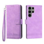 Dierfeng Dream Line TPU + Custodia per telefono in pelle PU, For Samsung Galaxy S22 Ultra 5G, For Samsung Galaxy S23 5G, For Samsung Galaxy S23 Ultra 5G, For Samsung Galaxy S23+ 5G