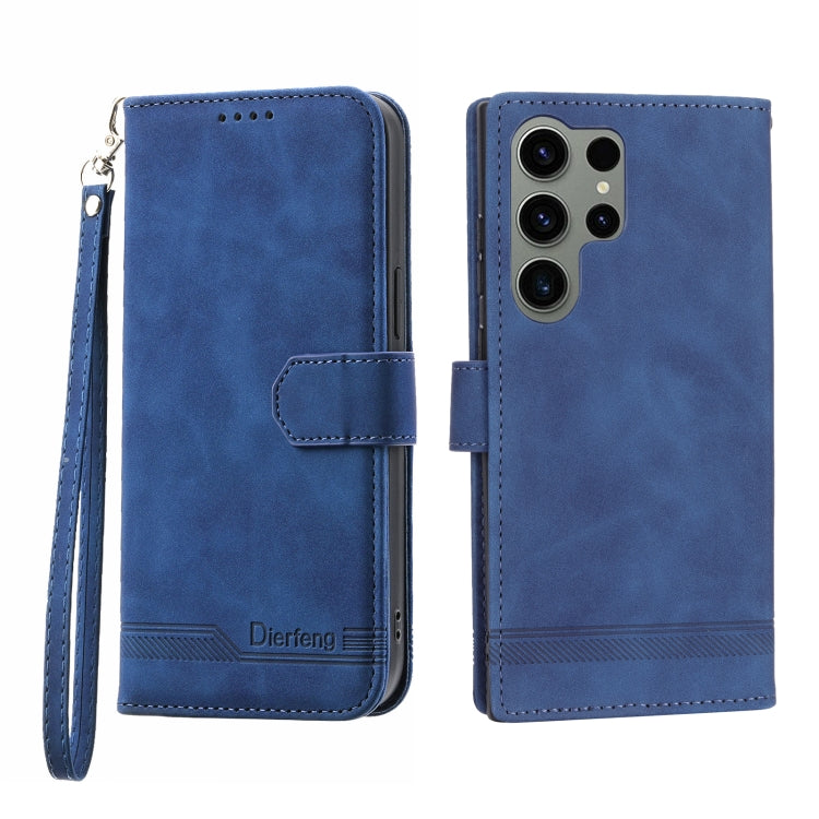 Dierfeng Dream Line TPU + Custodia per telefono in pelle PU, For Samsung Galaxy S22 Ultra 5G, For Samsung Galaxy S23 5G, For Samsung Galaxy S23 Ultra 5G, For Samsung Galaxy S23+ 5G