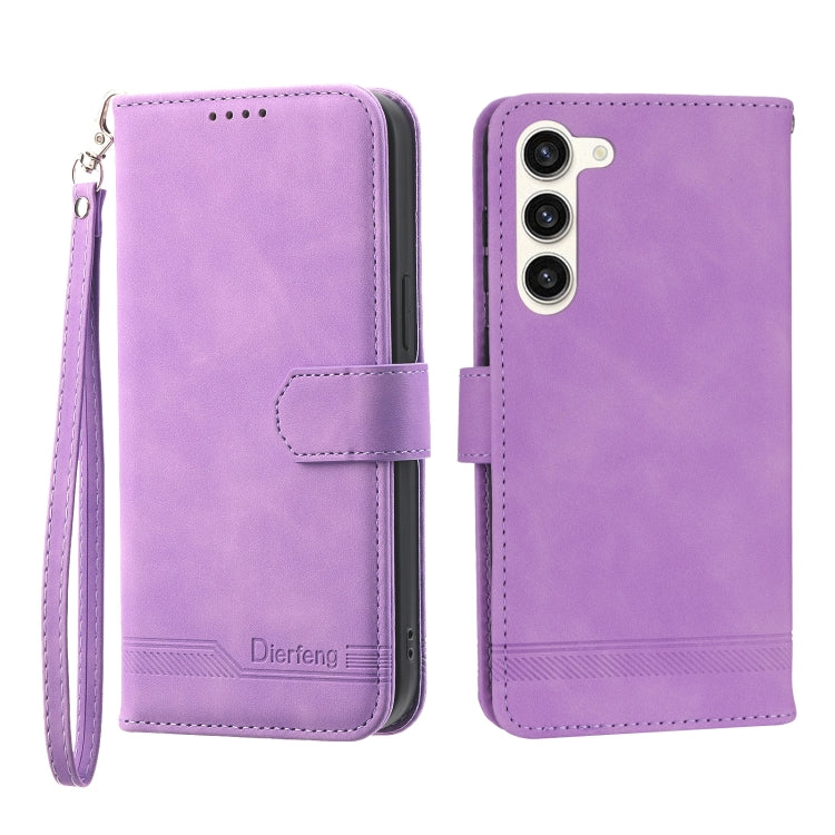 Dierfeng Dream Line TPU + Custodia per telefono in pelle PU, For Samsung Galaxy S22 Ultra 5G, For Samsung Galaxy S23 5G, For Samsung Galaxy S23 Ultra 5G, For Samsung Galaxy S23+ 5G