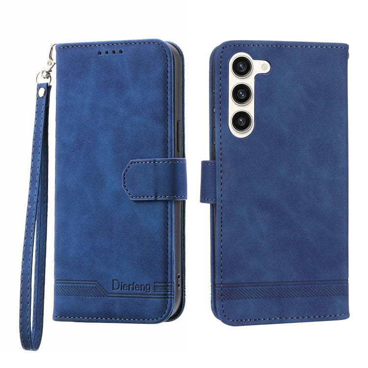 Dierfeng Dream Line TPU + Custodia per telefono in pelle PU, For Samsung Galaxy S22 Ultra 5G, For Samsung Galaxy S23 5G, For Samsung Galaxy S23 Ultra 5G, For Samsung Galaxy S23+ 5G