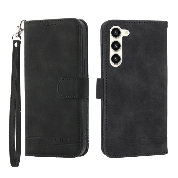 Dierfeng Dream Line TPU + Custodia per telefono in pelle PU, For Samsung Galaxy S22 Ultra 5G, For Samsung Galaxy S23 5G, For Samsung Galaxy S23 Ultra 5G, For Samsung Galaxy S23+ 5G