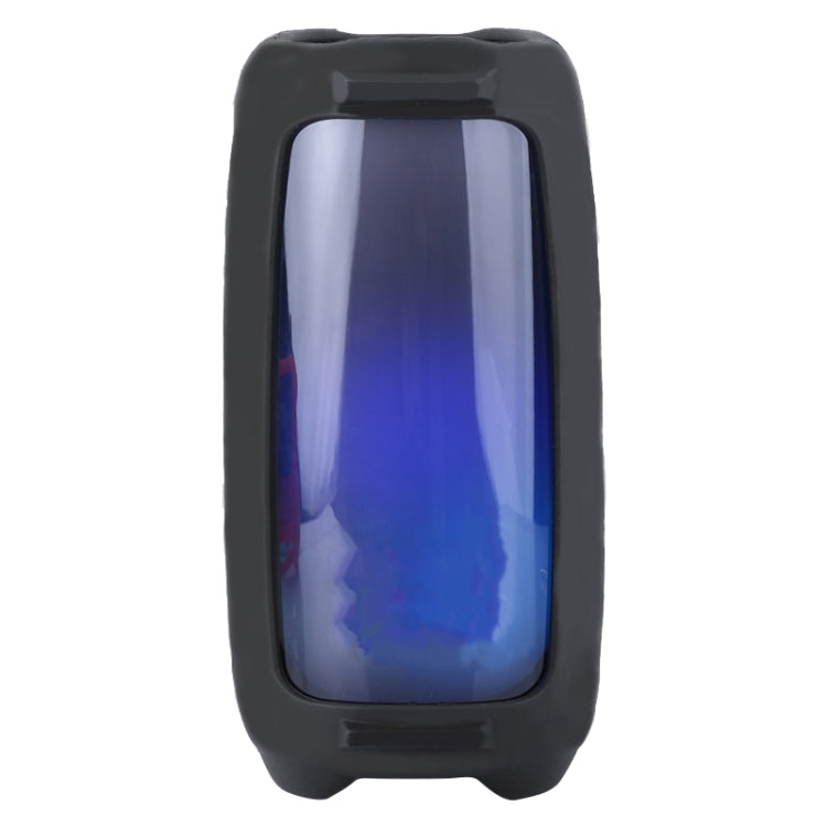Custodia in silicone per altoparlante Bluetooth con effetto luce colorata con tracolla, For JBL Pulse 5 Black, For JBL Pulse 5 Red, For JBL Pulse 5 Blue