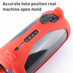 Custodia in silicone per altoparlante Bluetooth con effetto luce colorata con tracolla, For JBL Pulse 5 Black, For JBL Pulse 5 Red, For JBL Pulse 5 Blue