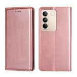 Custodia per telefono in pelle magnetica tinta unita a olio lucido, For vivo S16 / S16 Pro, For vivo Y02 4G, For Fujitsu Arrows N F-51C, For Xiaomi Redmi K60E