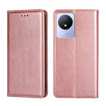 Custodia per telefono in pelle magnetica tinta unita a olio lucido, For vivo S16 / S16 Pro, For vivo Y02 4G, For Fujitsu Arrows N F-51C, For Xiaomi Redmi K60E