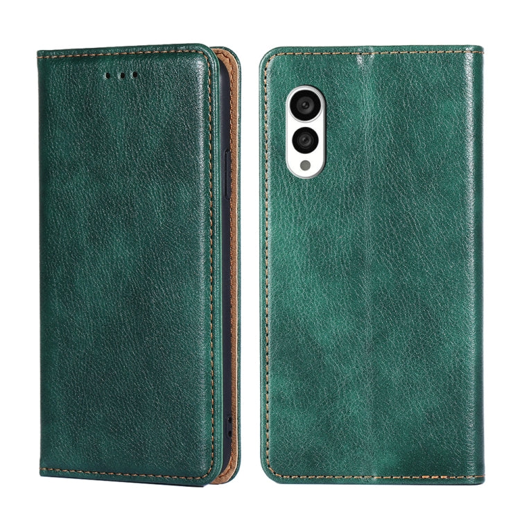 Custodia per telefono in pelle magnetica tinta unita a olio lucido, For vivo S16 / S16 Pro, For vivo Y02 4G, For Fujitsu Arrows N F-51C, For Xiaomi Redmi K60E