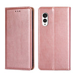 Custodia per telefono in pelle magnetica tinta unita a olio lucido, For vivo S16 / S16 Pro, For vivo Y02 4G, For Fujitsu Arrows N F-51C, For Xiaomi Redmi K60E