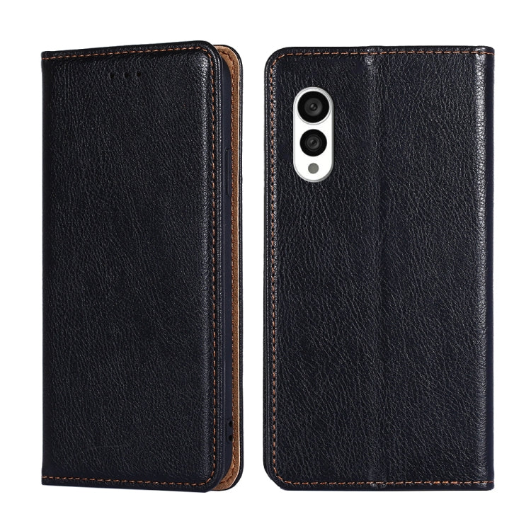 Custodia per telefono in pelle magnetica tinta unita a olio lucido, For vivo S16 / S16 Pro, For vivo Y02 4G, For Fujitsu Arrows N F-51C, For Xiaomi Redmi K60E