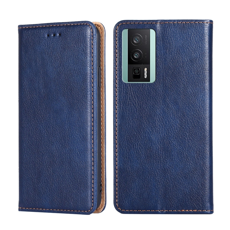 Custodia per telefono in pelle magnetica tinta unita a olio lucido, For Xiaomi Redmi K60 / K60 Pro, For Honor 80 GT, For OnePlus 11