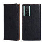 Custodia per telefono in pelle magnetica tinta unita a olio lucido, For Xiaomi Redmi K60 / K60 Pro, For Honor 80 GT, For OnePlus 11