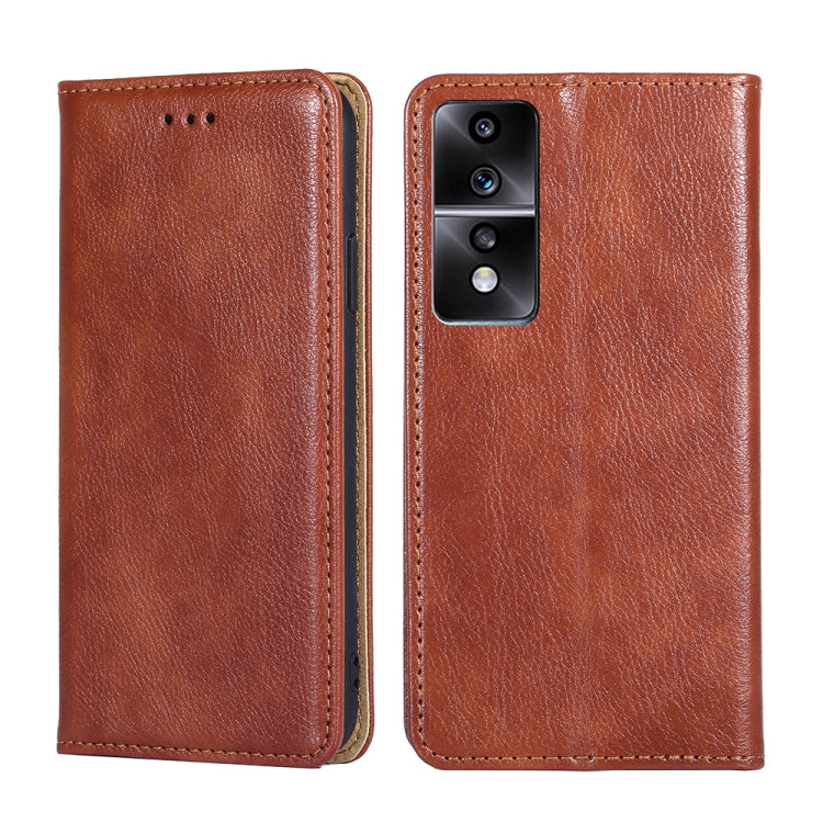Custodia per telefono in pelle magnetica tinta unita a olio lucido, For Xiaomi Redmi K60 / K60 Pro, For Honor 80 GT, For OnePlus 11
