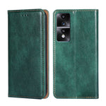 Custodia per telefono in pelle magnetica tinta unita a olio lucido, For Xiaomi Redmi K60 / K60 Pro, For Honor 80 GT, For OnePlus 11