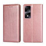 Custodia per telefono in pelle magnetica tinta unita a olio lucido, For Xiaomi Redmi K60 / K60 Pro, For Honor 80 GT, For OnePlus 11