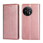 Custodia per telefono in pelle magnetica tinta unita a olio lucido, For Xiaomi Redmi K60 / K60 Pro, For Honor 80 GT, For OnePlus 11