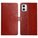 HT01 Cassa del telefono di cuoio di vibrazione del modello a forma di Y, For Motorola Moto G73 5G, For OPPO A58 5G/A78 5G, For OPPO Reno8 T 4G, For TCL 40 SE