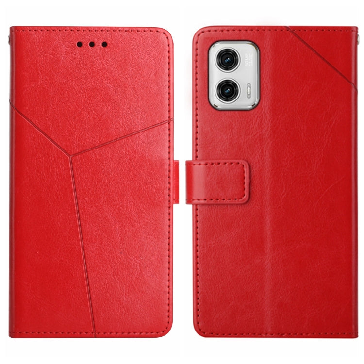 HT01 Cassa del telefono di cuoio di vibrazione del modello a forma di Y, For Motorola Moto G73 5G, For OPPO A58 5G/A78 5G, For OPPO Reno8 T 4G, For TCL 40 SE