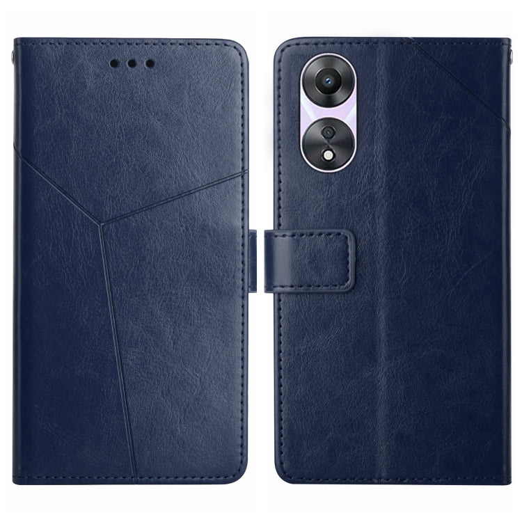 HT01 Cassa del telefono di cuoio di vibrazione del modello a forma di Y, For Motorola Moto G73 5G, For OPPO A58 5G/A78 5G, For OPPO Reno8 T 4G, For TCL 40 SE