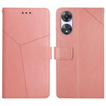 HT01 Cassa del telefono di cuoio di vibrazione del modello a forma di Y, For Motorola Moto G73 5G, For OPPO A58 5G/A78 5G, For OPPO Reno8 T 4G, For TCL 40 SE