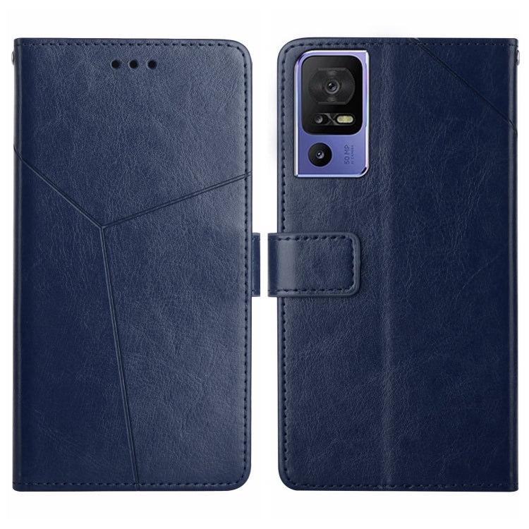 HT01 Cassa del telefono di cuoio di vibrazione del modello a forma di Y, For Motorola Moto G73 5G, For OPPO A58 5G/A78 5G, For OPPO Reno8 T 4G, For TCL 40 SE