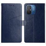 HT01 Cassa del telefono di cuoio di vibrazione del modello a forma di Y, For Xiaomi Redmi 11A 4G