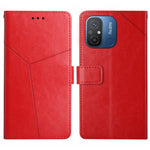 HT01 Cassa del telefono di cuoio di vibrazione del modello a forma di Y, For Xiaomi Redmi 11A 4G