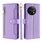 Custodia per telefono in pelle con portafoglio con cerniera a tracolla, For Xiaomi Redmi K60 / K60 Pro, For Honor 80 GT, For OnePlus 11