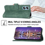 Dierfeng Dream Line TPU + Custodia per telefono in pelle PU, For OPPO A17, For OPPO A57 4G, For OPPO A57 5G, For OPPO Reno8