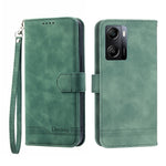 Dierfeng Dream Line TPU + Custodia per telefono in pelle PU, For OPPO A17, For OPPO A57 4G, For OPPO A57 5G, For OPPO Reno8