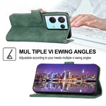 Dierfeng Dream Line TPU + Custodia per telefono in pelle PU, For OPPO Reno8 Pro, For Realme 9i, For Realme C12 / C15 / C25