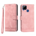 Dierfeng Dream Line TPU + Custodia per telefono in pelle PU, For OPPO Reno8 Pro, For Realme 9i, For Realme C12 / C15 / C25