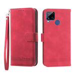 Dierfeng Dream Line TPU + Custodia per telefono in pelle PU, For OPPO Reno8 Pro, For Realme 9i, For Realme C12 / C15 / C25