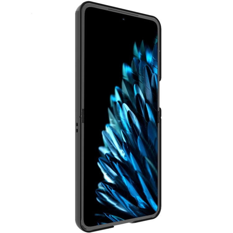Custodia per PC con trama in fibra di carbonio serie IMAK Ruiyi, For OPPO Find N2 Flip 5G