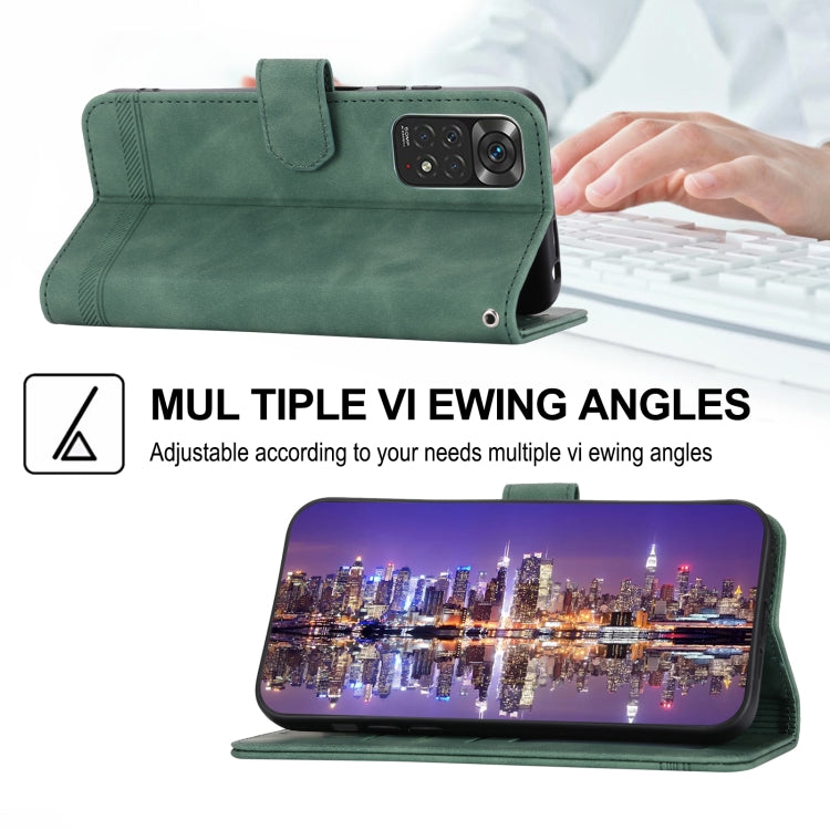 Dierfeng Dream Line TPU + Custodia per telefono in pelle PU, For Xiaomi Redmi Note 11 / Note 11S, For Xiaomi Redmi Note 11 Pro Foreign, For Xiaomi Redmi 10C, For Xiaomi Redmi 10A