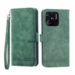 Dierfeng Dream Line TPU + Custodia per telefono in pelle PU, For Xiaomi Redmi Note 11 / Note 11S, For Xiaomi Redmi Note 11 Pro Foreign, For Xiaomi Redmi 10C, For Xiaomi Redmi 10A