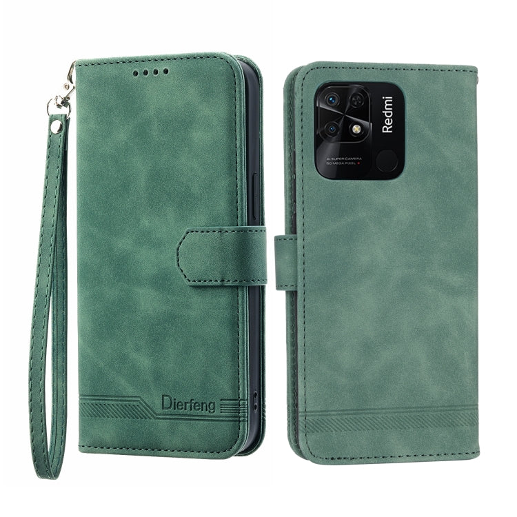 Dierfeng Dream Line TPU + Custodia per telefono in pelle PU, For Xiaomi Redmi Note 11 / Note 11S, For Xiaomi Redmi Note 11 Pro Foreign, For Xiaomi Redmi 10C, For Xiaomi Redmi 10A
