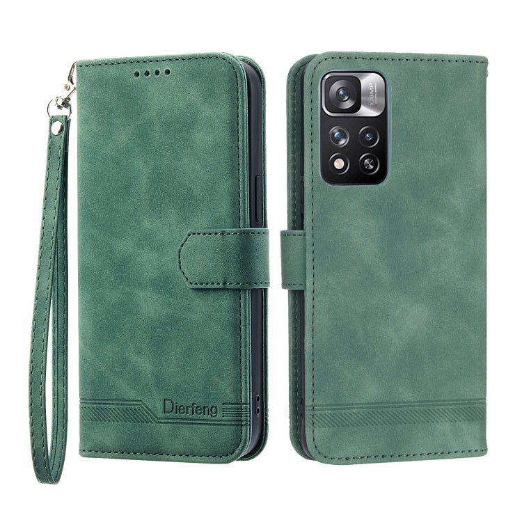 Dierfeng Dream Line TPU + Custodia per telefono in pelle PU, For Xiaomi Redmi Note 11 Pro Max, For Xiaomi Redmi A1 4G, For Xiaomi Redmi Note 12 Global, For Xiaomi Redmi Note 12 Pro 5G Global