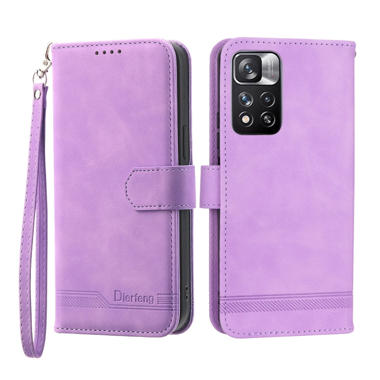 Dierfeng Dream Line TPU + Custodia per telefono in pelle PU, For Xiaomi Redmi Note 11 Pro Max, For Xiaomi Redmi A1 4G, For Xiaomi Redmi Note 12 Global, For Xiaomi Redmi Note 12 Pro 5G Global