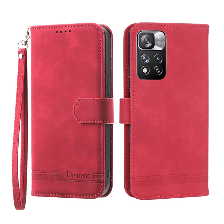 Dierfeng Dream Line TPU + Custodia per telefono in pelle PU, For Xiaomi Redmi Note 11 Pro Max, For Xiaomi Redmi A1 4G, For Xiaomi Redmi Note 12 Global, For Xiaomi Redmi Note 12 Pro 5G Global