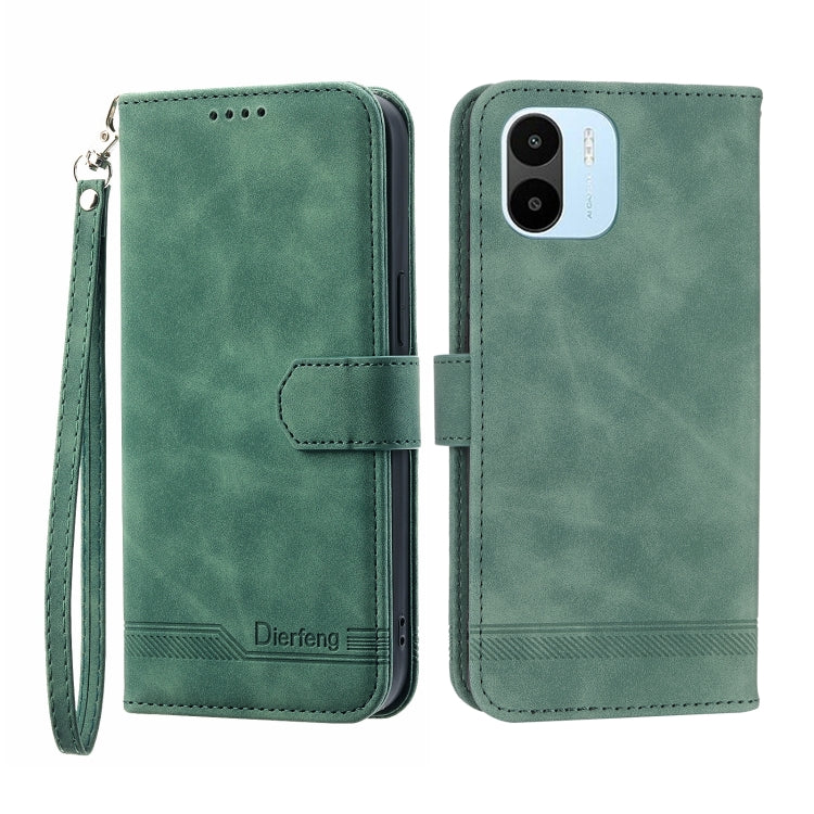 Dierfeng Dream Line TPU + Custodia per telefono in pelle PU, For Xiaomi Redmi Note 11 Pro Max, For Xiaomi Redmi A1 4G, For Xiaomi Redmi Note 12 Global, For Xiaomi Redmi Note 12 Pro 5G Global