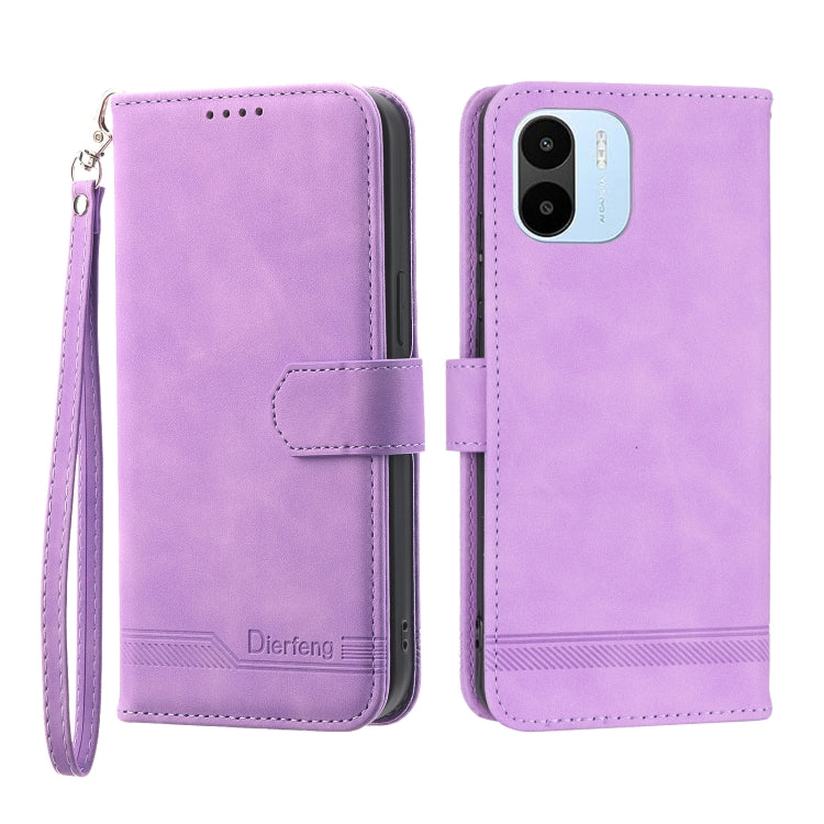 Dierfeng Dream Line TPU + Custodia per telefono in pelle PU, For Xiaomi Redmi Note 11 Pro Max, For Xiaomi Redmi A1 4G, For Xiaomi Redmi Note 12 Global, For Xiaomi Redmi Note 12 Pro 5G Global