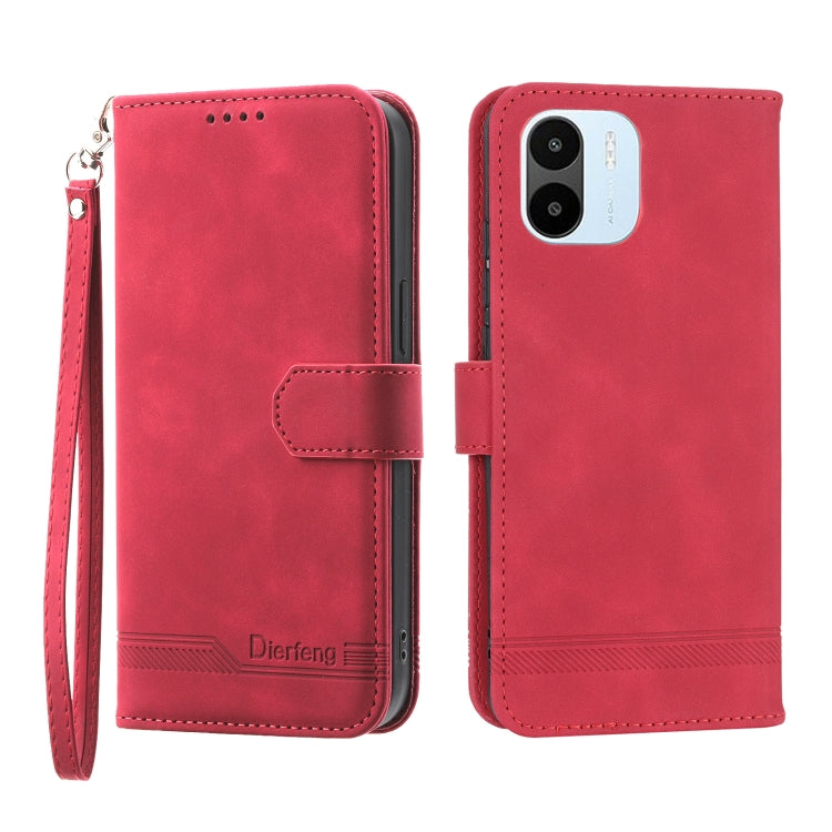 Dierfeng Dream Line TPU + Custodia per telefono in pelle PU, For Xiaomi Redmi Note 11 Pro Max, For Xiaomi Redmi A1 4G, For Xiaomi Redmi Note 12 Global, For Xiaomi Redmi Note 12 Pro 5G Global