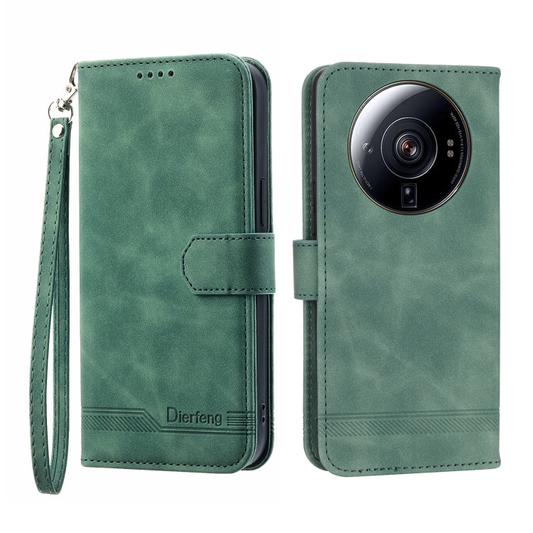 Dierfeng Dream Line TPU + Custodia per telefono in pelle PU, For Xiaomi 12 Ultra, For Xiaomi 13, For Xiaomi 13 Pro, For Xiaomi Poco C40