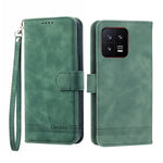 Dierfeng Dream Line TPU + Custodia per telefono in pelle PU, For Xiaomi 12 Ultra, For Xiaomi 13, For Xiaomi 13 Pro, For Xiaomi Poco C40