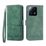 Dierfeng Dream Line TPU + Custodia per telefono in pelle PU, For Xiaomi 12 Ultra, For Xiaomi 13, For Xiaomi 13 Pro, For Xiaomi Poco C40