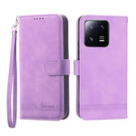 Dierfeng Dream Line TPU + Custodia per telefono in pelle PU, For Xiaomi 12 Ultra, For Xiaomi 13, For Xiaomi 13 Pro, For Xiaomi Poco C40