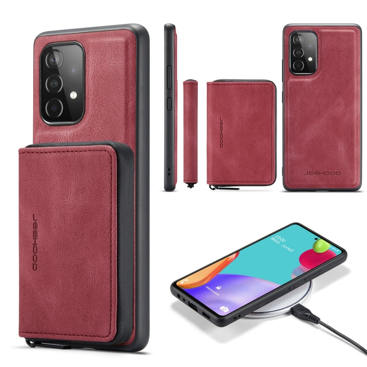 JEEHOOD Custodia per telefono in pelle con cerniera orizzontale con cerniera magnetica, For Samsung Galaxy S24+ 5G, For Samsung Galaxy S24 5G, For Samsung Galaxy S23 Ultra 5G, For Samsung Galaxy A53 5G