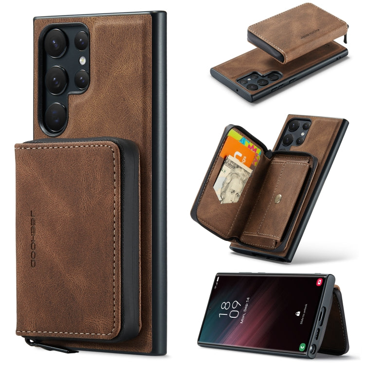 JEEHOOD Custodia per telefono in pelle con cerniera orizzontale con cerniera magnetica, For Samsung Galaxy S24+ 5G, For Samsung Galaxy S24 5G, For Samsung Galaxy S23 Ultra 5G, For Samsung Galaxy A53 5G