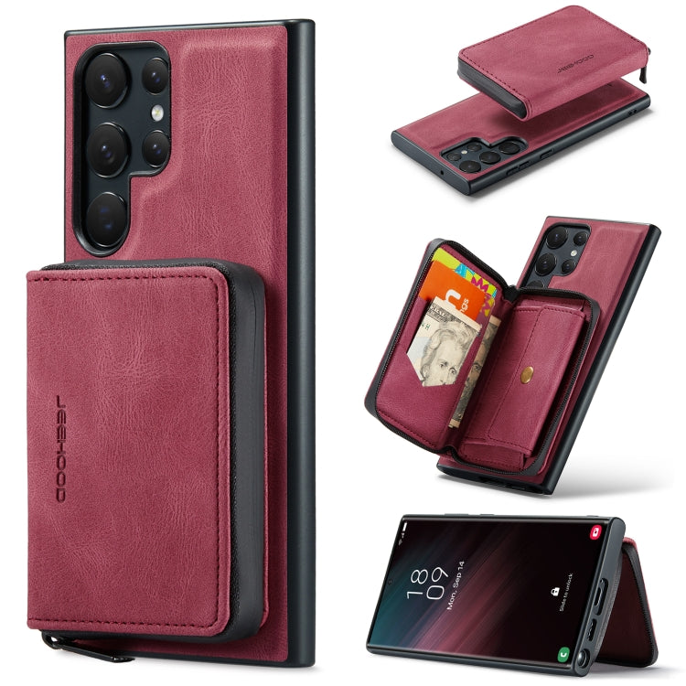 JEEHOOD Custodia per telefono in pelle con cerniera orizzontale con cerniera magnetica, For Samsung Galaxy S24+ 5G, For Samsung Galaxy S24 5G, For Samsung Galaxy S23 Ultra 5G, For Samsung Galaxy A53 5G