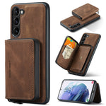 JEEHOOD Custodia per telefono in pelle con cerniera orizzontale con cerniera magnetica, For Samsung Galaxy S24+ 5G, For Samsung Galaxy S24 5G, For Samsung Galaxy S23 Ultra 5G, For Samsung Galaxy A53 5G