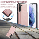 JEEHOOD Custodia per telefono in pelle con cerniera orizzontale con cerniera magnetica, For Samsung Galaxy S24+ 5G, For Samsung Galaxy S24 5G, For Samsung Galaxy S23 Ultra 5G, For Samsung Galaxy A53 5G